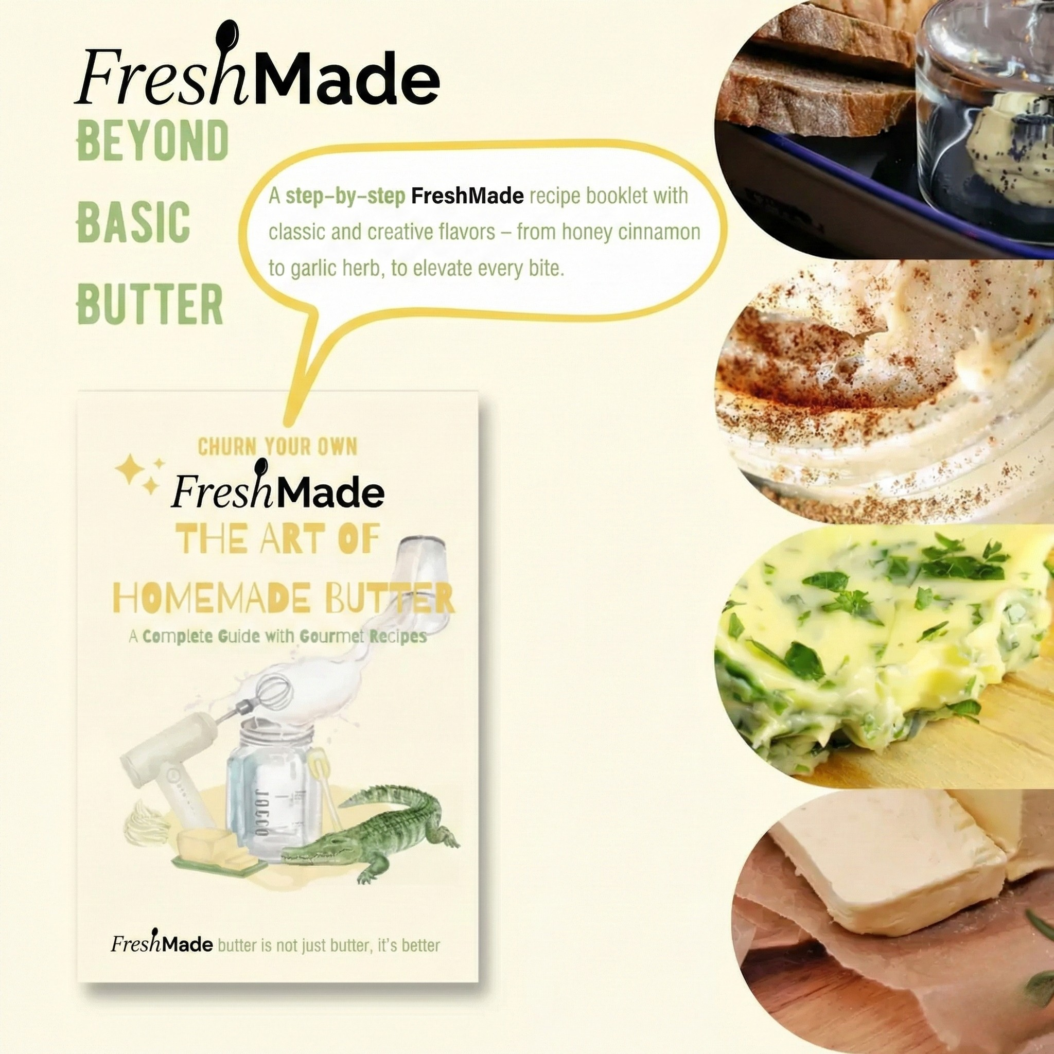 Complete Homemade Butter Kit